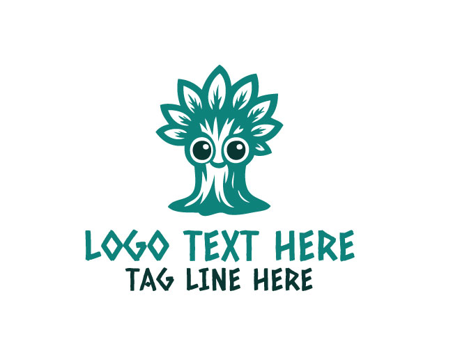 Eco Tree Character Logo