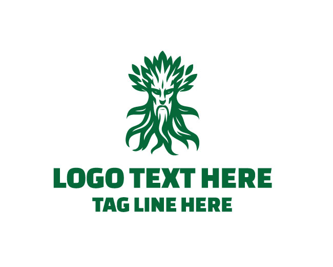 Strong Tree Mascot Logo
