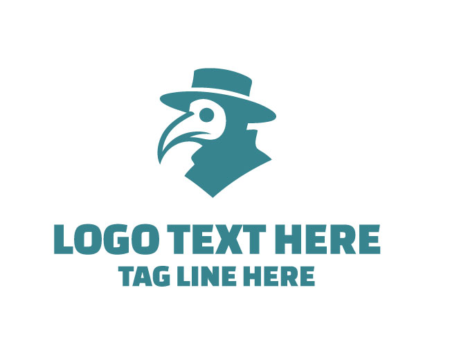 Antique Plague Doctor Logo
