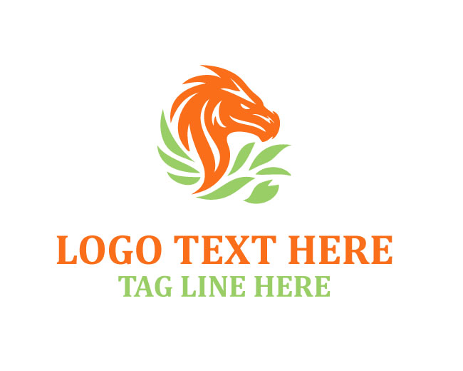 Cartoon Dinosaur Logo