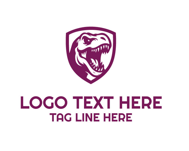 Mega Rex Dinosaur Logo