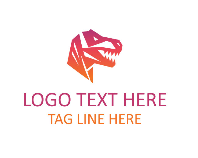 Shadow Rex Dinosaur Logo