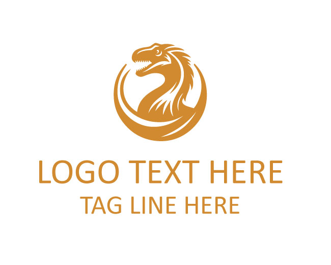 Rage Rex Dinosaur Logo