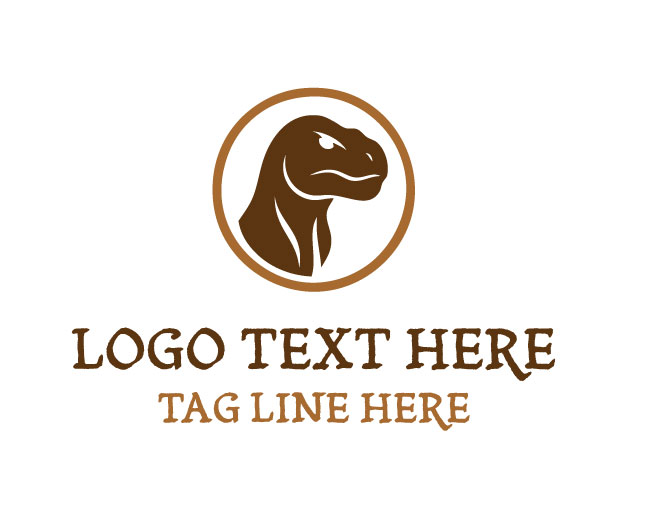  Iron Jaw Dinosaur Logo