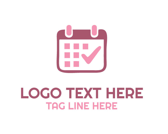 Sleek Calendar Planner Logo