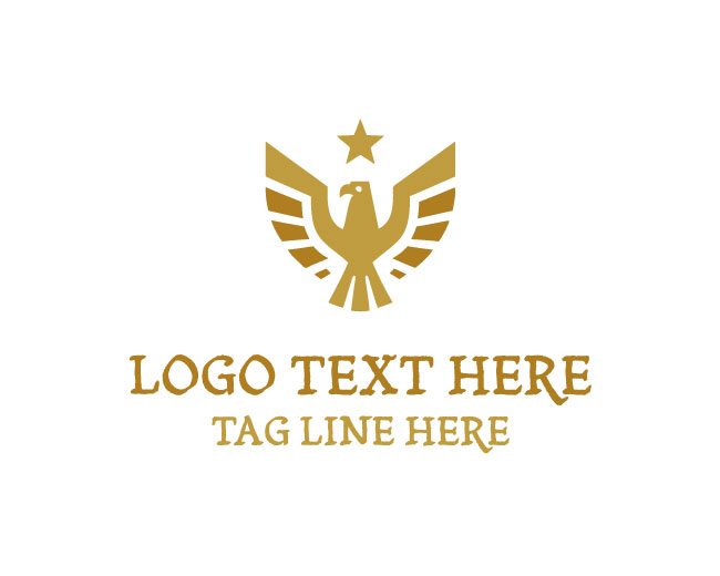 Soaring Liberty Eagle Logo