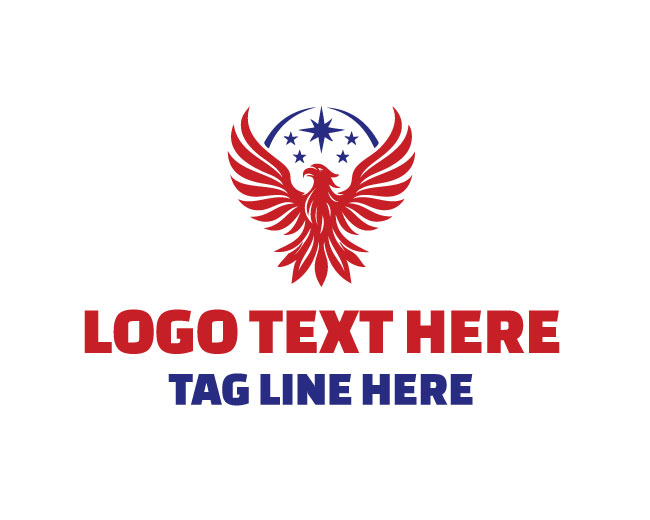 Blue Star Eagle Logo