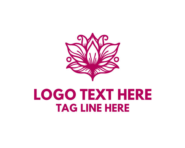 Professional Minimal Flower Logo 
