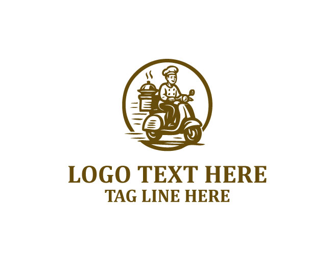  Instant Food Delivery Logo