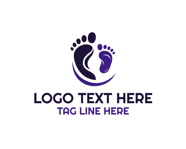 Human Foot Logo