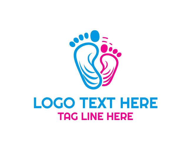 Medical Foot Symbol Logo