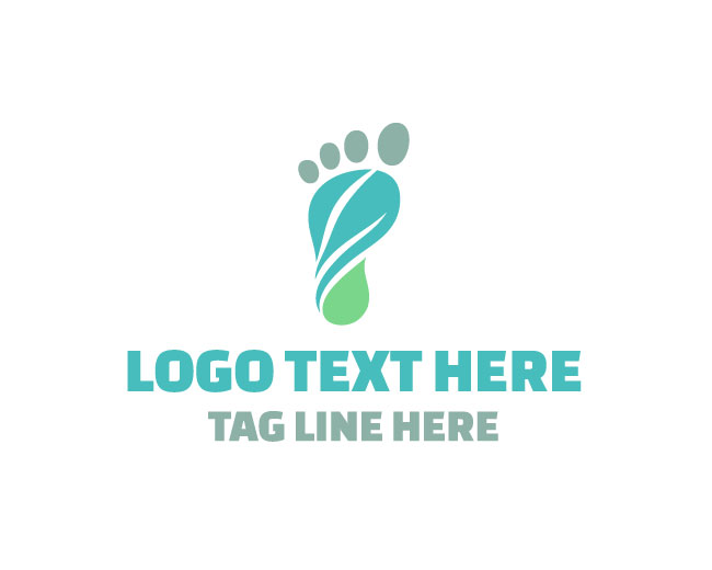  Clinic Foot Symbol Logo