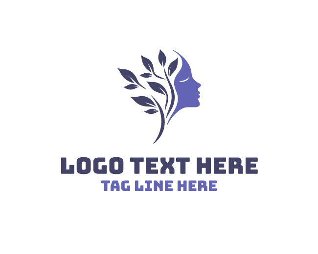  Leaf Human Head Natural Vision Logo