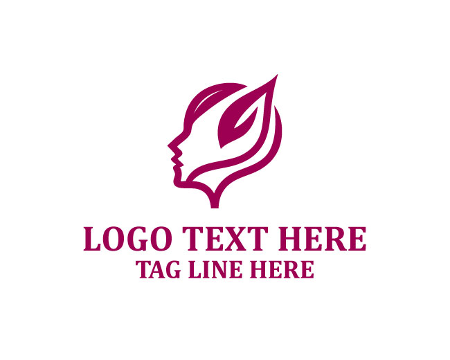 Leaf Human Head Green Brain Logo