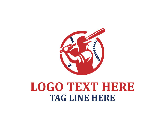 Baseball Batter Logo