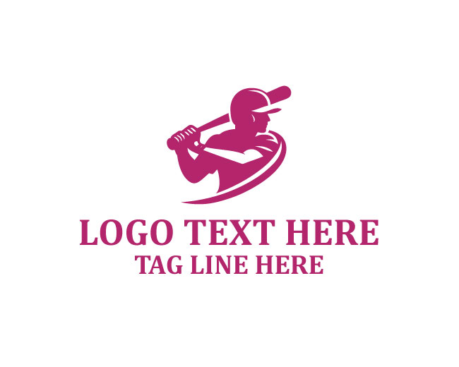 Baseball Hit Logo