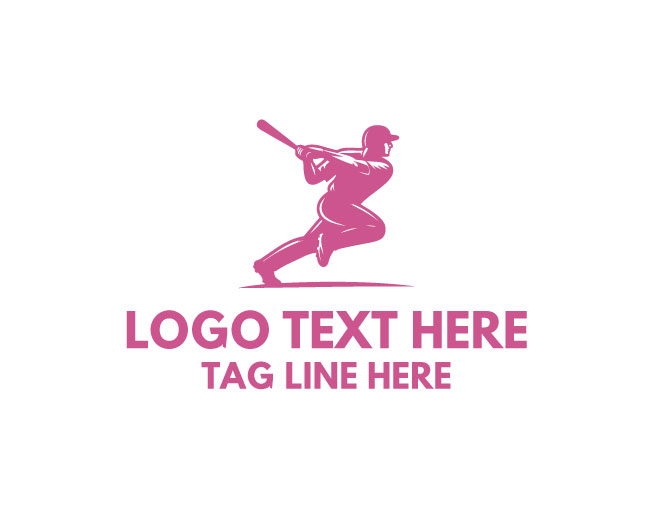 Baseball Champion Batter Logo