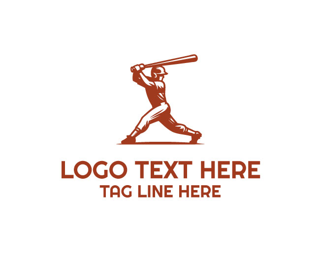 Baseball Fast Runner Logo