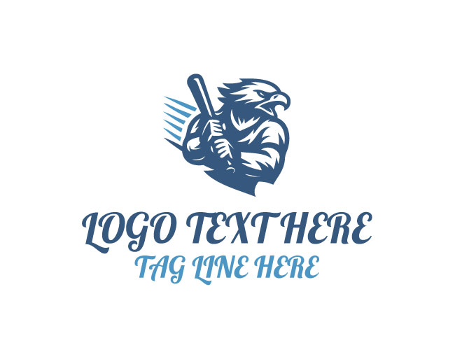 Baseball Eagle Logo