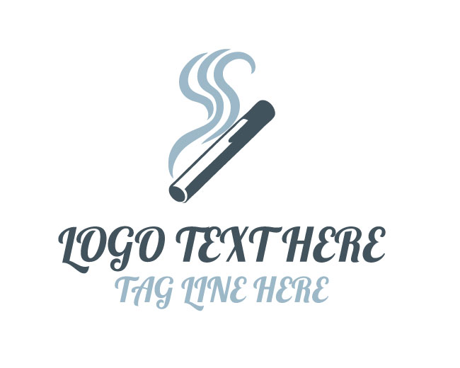 Retro Cigarette Logo