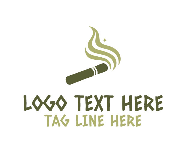 Refined Smoke Symbol Logo