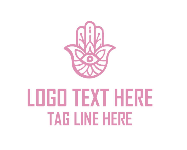 Hamsa Hand Logo