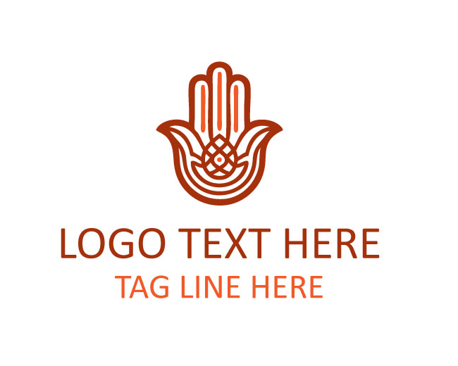 Mystical Hamsa Logo