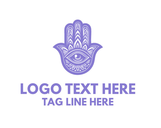 Sacred Hamsa Logo