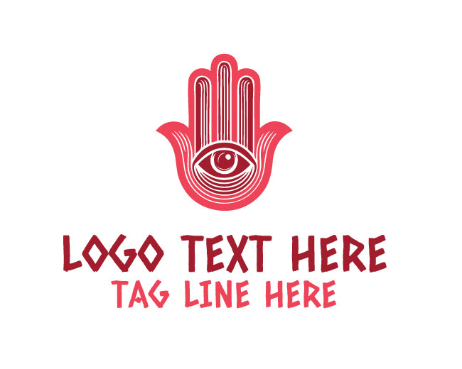 Holistic Hamsa Symbol Logo