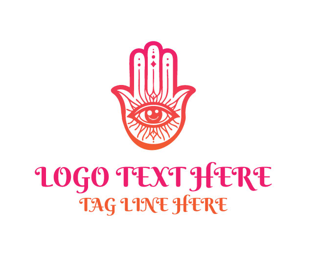 Eye Hand Symbol Logo