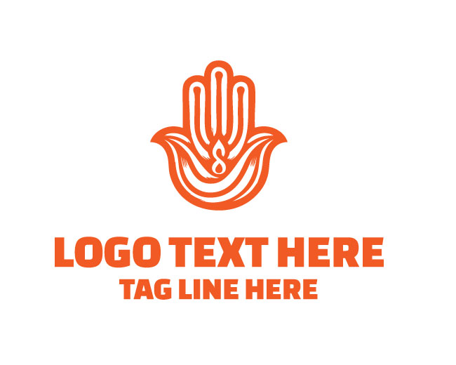 Jewish Hamsa Logo