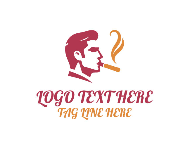 Retro Smoker Icon Logo
