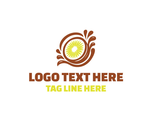  Kiwi Healthy Food Logo