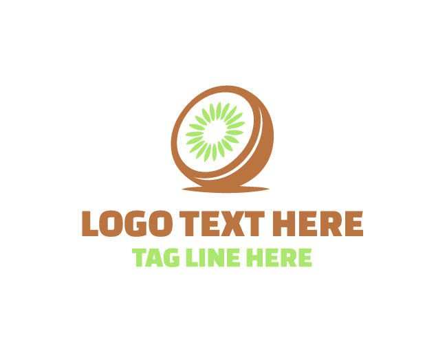 Kiwi Tropical Drink Logo