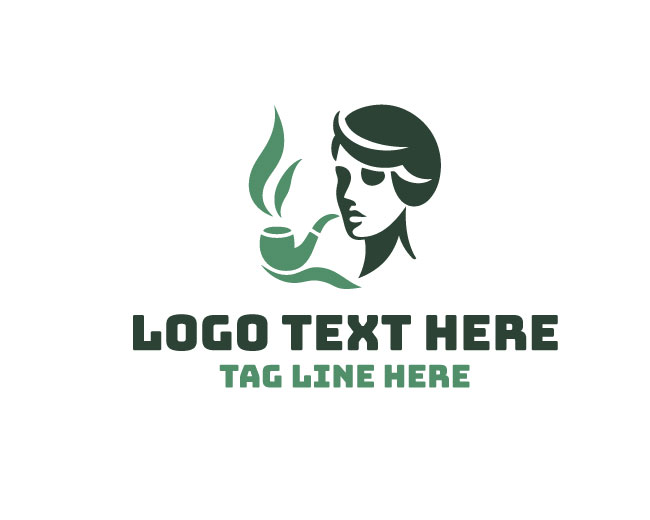 Women Smoking Cool Style Logo