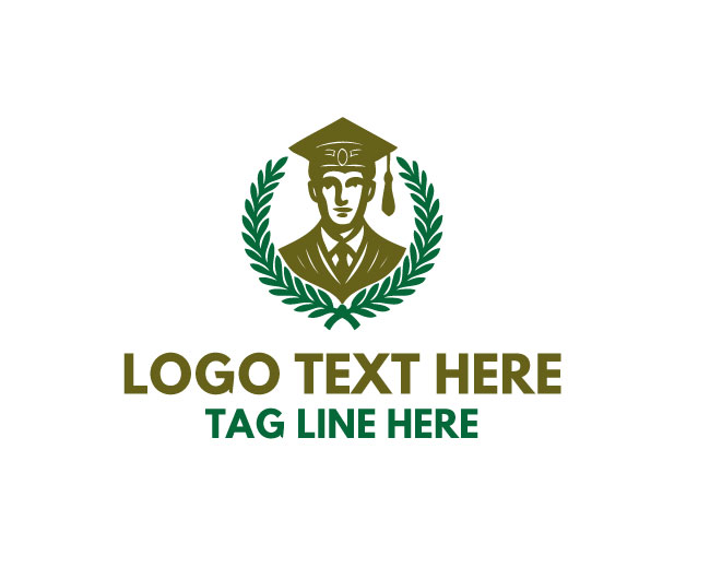 Modern Academic Graduation Logo