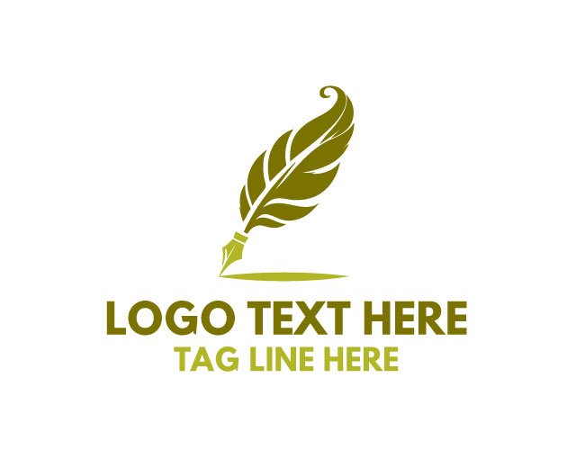 Creative Quill Writing Logo