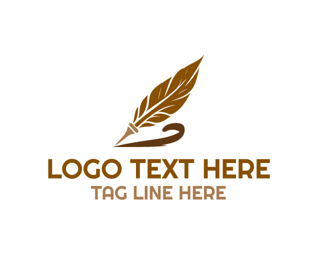 Classic Quill Writing Logo