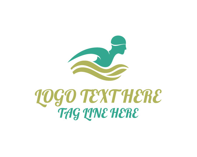 Freestyle Swimming Logo