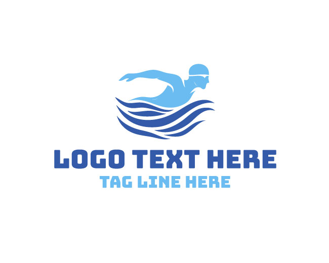 Diving Swimming Logo