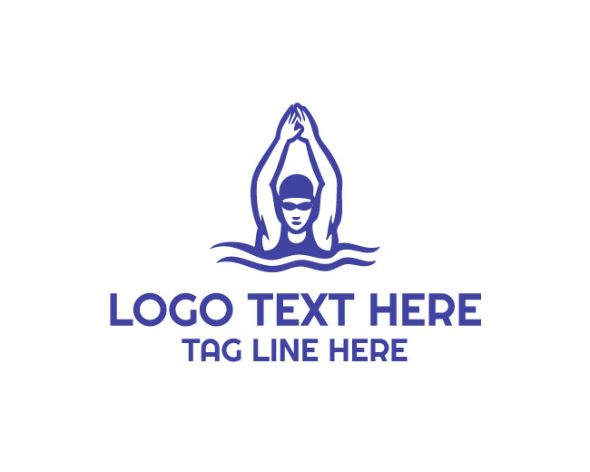 Swimming Ocean Logo