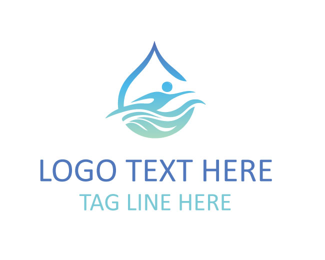 Luxury Swimming Pool Logo