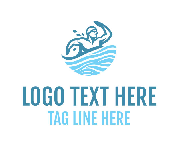 Aqua Swimming Logo