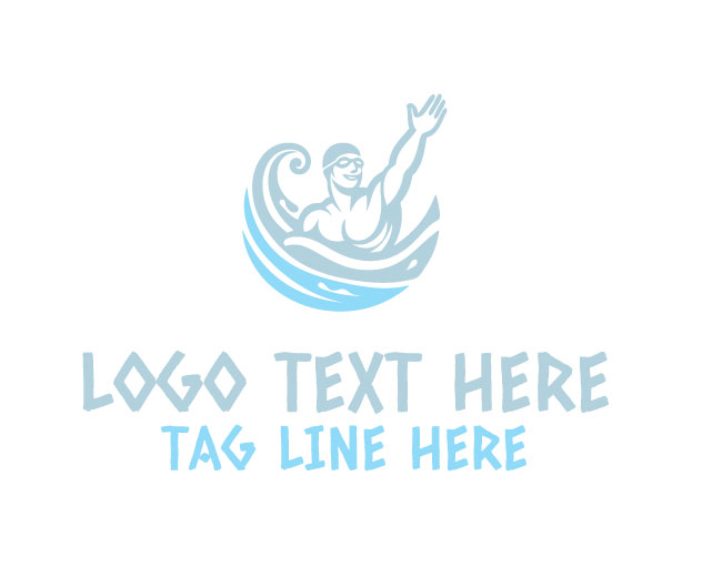 Luxury Swimming Logo