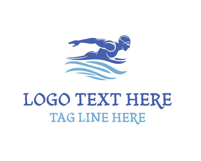 Aqua Swimming Logo