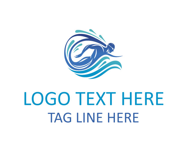 Premium Swimming Logo