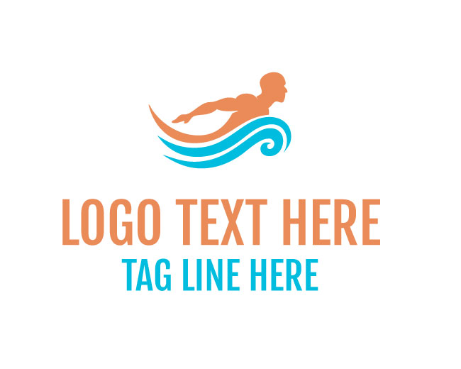  Fresh Swimming Motion Logo