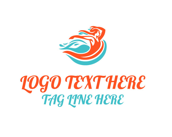  Crystal Water Swimming Logo