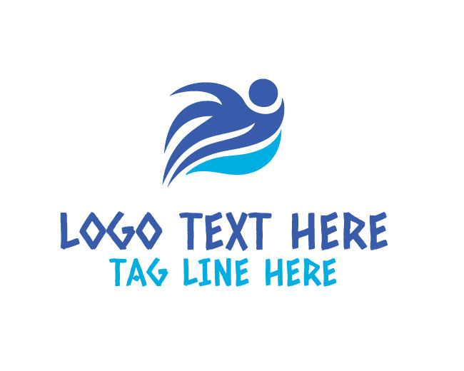 Aquatic Swimming Energy Logo