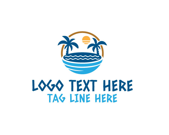 Premium Swimming Pool Logo